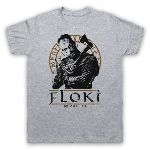 Maglietta vikings floki the - maglietta,