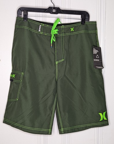 Nwt hurley green swim - swim, trunks