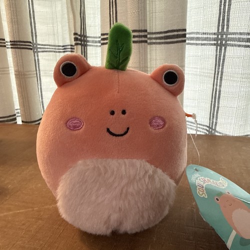 Peluche peach frog - peluche,