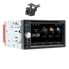 Autoradio Bluetooth 6,2" Lettore DVD CD Carplay Android con fotocamera posteriore 4 LED