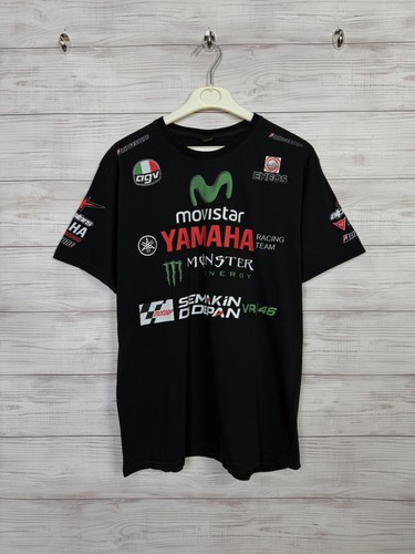 Shirt nera yamaha movistar - t-shirt,
