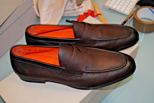 Santoni mocassino pelle - ,