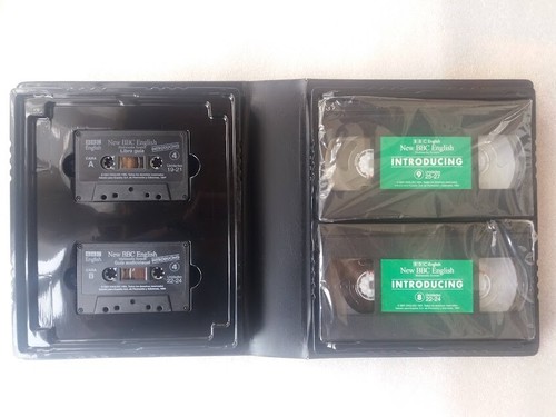 Vhs and audio cassettes - and,