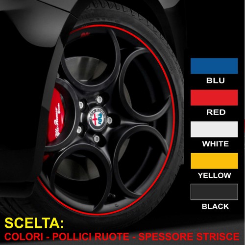 Strisce adesive cerchi auto