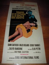 LOCANDINA Indagine Su Un Cittadino Al Di Sopra Di Ogni Sospetto Petri Volonté Bo