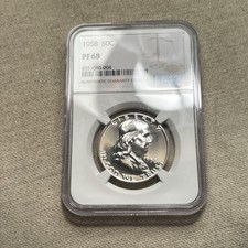 1958 Proof Franklin mezzo