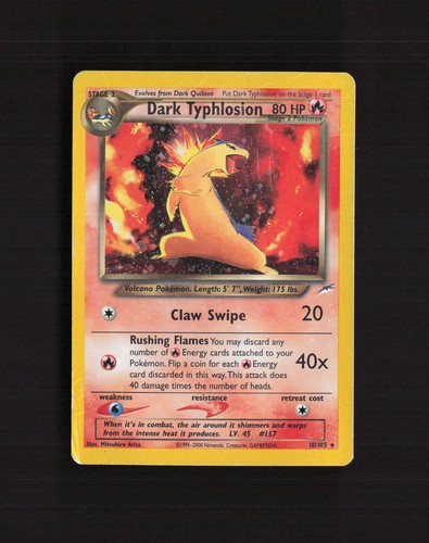 Dark typhlosion 105 neo - typhlosion, 10/105