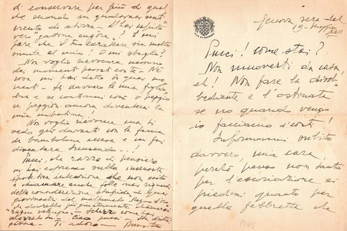 Ba161 lettera dal - dal, regio