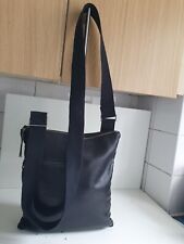 BORSA A MANO A TRACOLLA DIONIGI ITALIA DESIGNER DONNA UOMO PELLE NERA TOTE