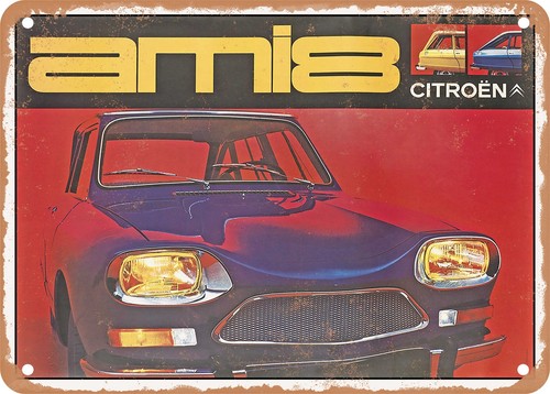 Insegna metallo 1969 citroen - insegna,
