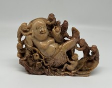 Buddha Ridente Scultura In