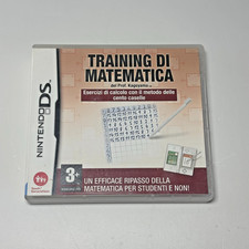 TRAINING DI MATEMATICA DS Nintendo per DS DSi XL 3DS 2DS multi lingua ITA EUR