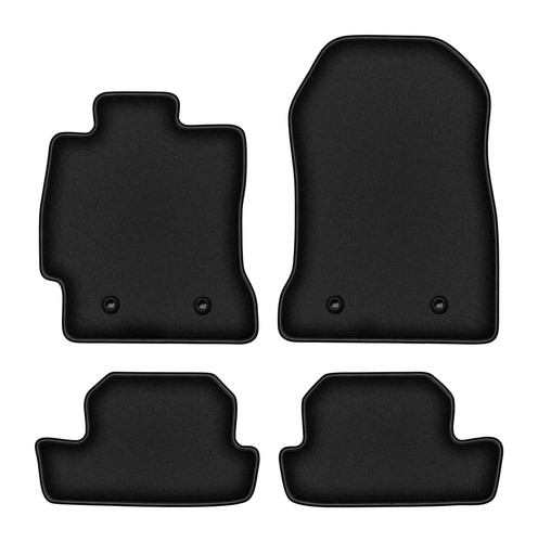 Set tappetini auto velour neri