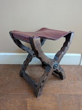 Sgabello pieghevole vintage in