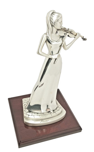 Scultura artistica donna con - scultura,