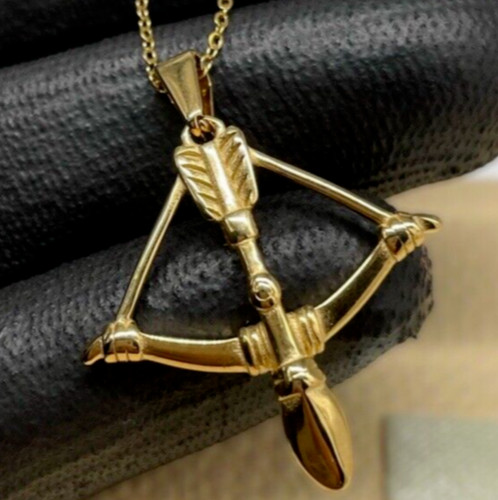 Collana con ciondolo - arco, e