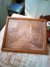 Quadro rame legno - rame, a