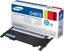 TONER CIANO SAMSUNG ORIGINALE CLT-C4072S CLP 320 N W CLX 3185 FW CLP 325 4072