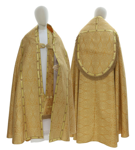 Piviale romano dorato con - dorato,