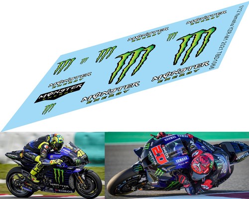 Decals per yamaha yzr m1 - 1/12,