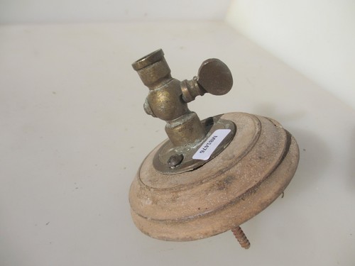 Victorian brass gas wall light - victorian,