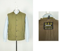 Gilet Barbour trapuntato oliva