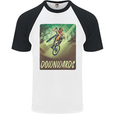 T-shirt da baseball Downhill Mountain Biking DH Ciclismo S/S