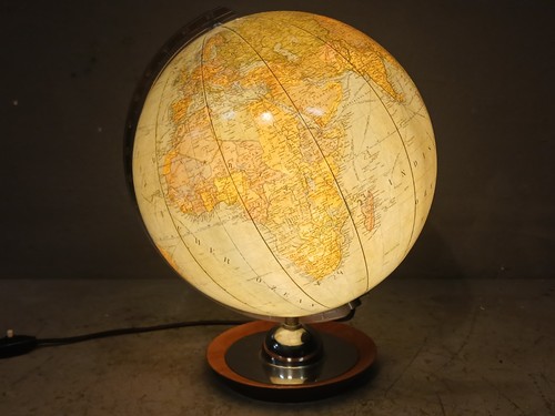 Mappamondo luminoso vetro - mappamondo,