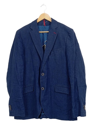 Ganso giacca uomo - lino, blu