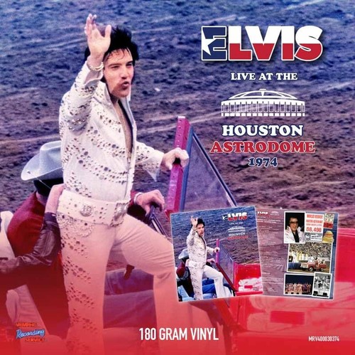 Elvis presley vinyl - live, at