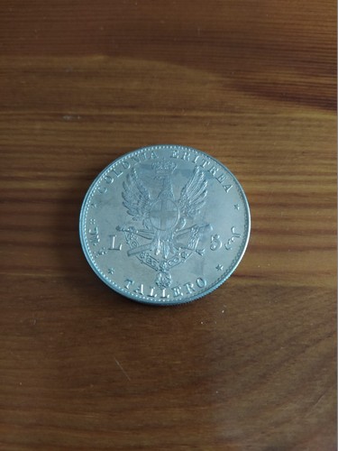 Moneta italia lire 1891 - moneta,