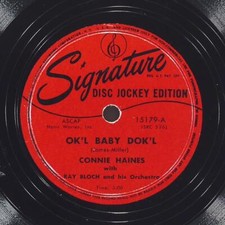 CONNIE HAINES RAY BLOCH Ok’L