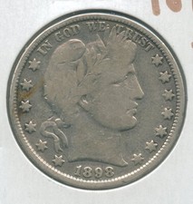 1898-P Dime D'Argento Barber