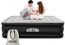 Airefina Materasso Gonfiabile Matrimoniale, Letto Gonfiabile Con Pompa Integrata