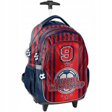 FOOTBALL Calcio Trolley Zaino Con Ruote per la scuola Zaino con rotelle