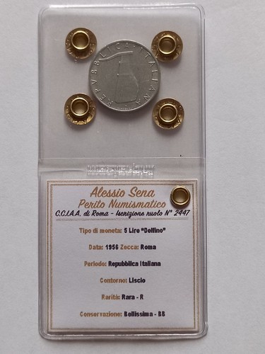 Lire delfino 1956 - 5, bb