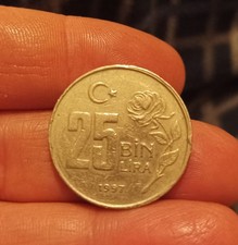 Lira turca da collezione 25