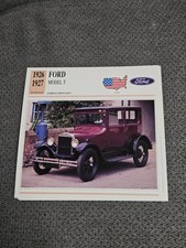 Ford Model T - 1927 - Storia e
