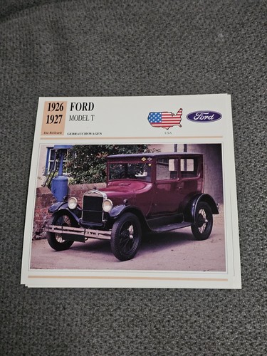 Ford model 1927 storia - model, t