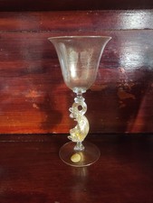 Tipetto calice delfino - Vetro soffiato Murano - Vintage