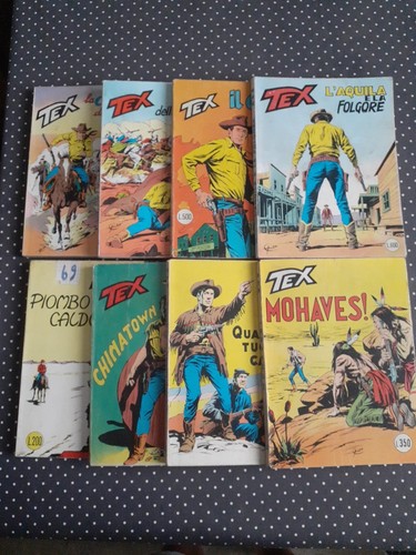 Lotto otto fumetti tex - otto,