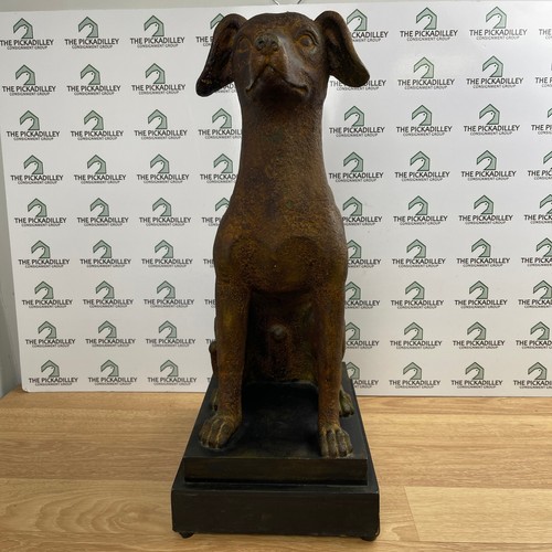 Grande statua cane - , finta