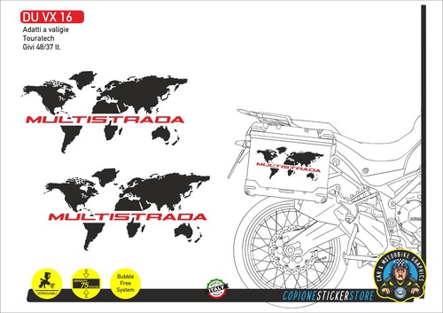 Adesivi valigie ducati - valigie,
