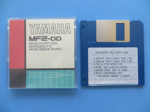 Yamaha disklavier test floppy - yamaha,