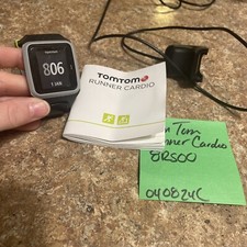 TomTom Runner Cardio 8RS00 Multisport Impermeabile GPS Orologio Caricatore Nero