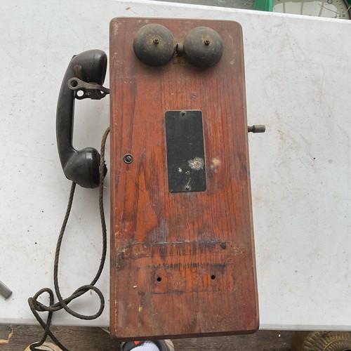 Telefono parete legno 5 - parete, legno,