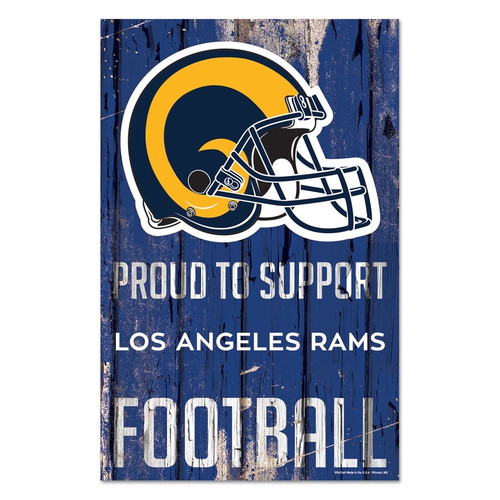 Insegna los angeles rams - insegna, 11x17