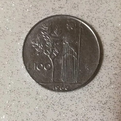 Moneta 100 lire 1960 - moneta,