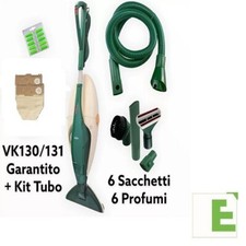 FOLLETTO VK130/131 SPAZZOLA HD13 CON TUBO KIT ACCESSORI 6 SACCHETTI 6 PROFUMI