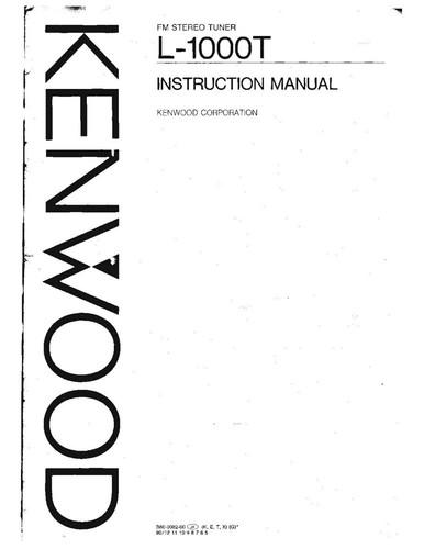 Kenwood 1000 turner - kenwood,